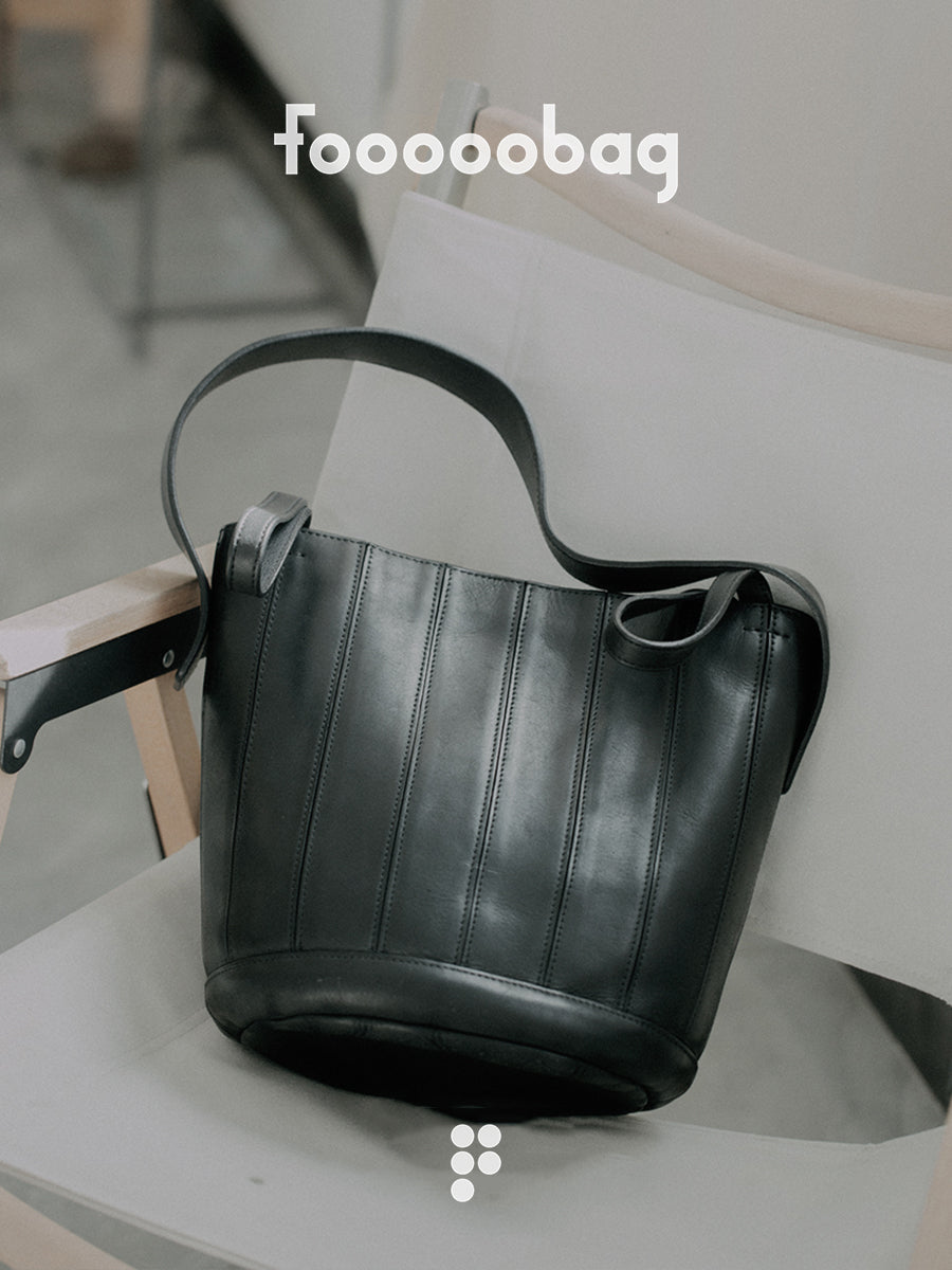 「Full of Fo」Single-Shoulder Bucket Bag