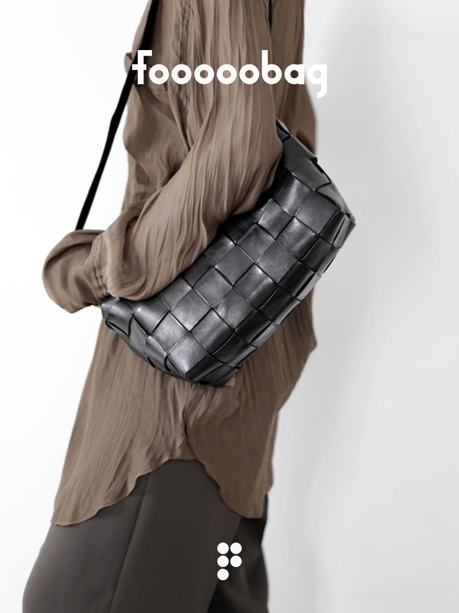 Woven Carry-on Shoulder Bag