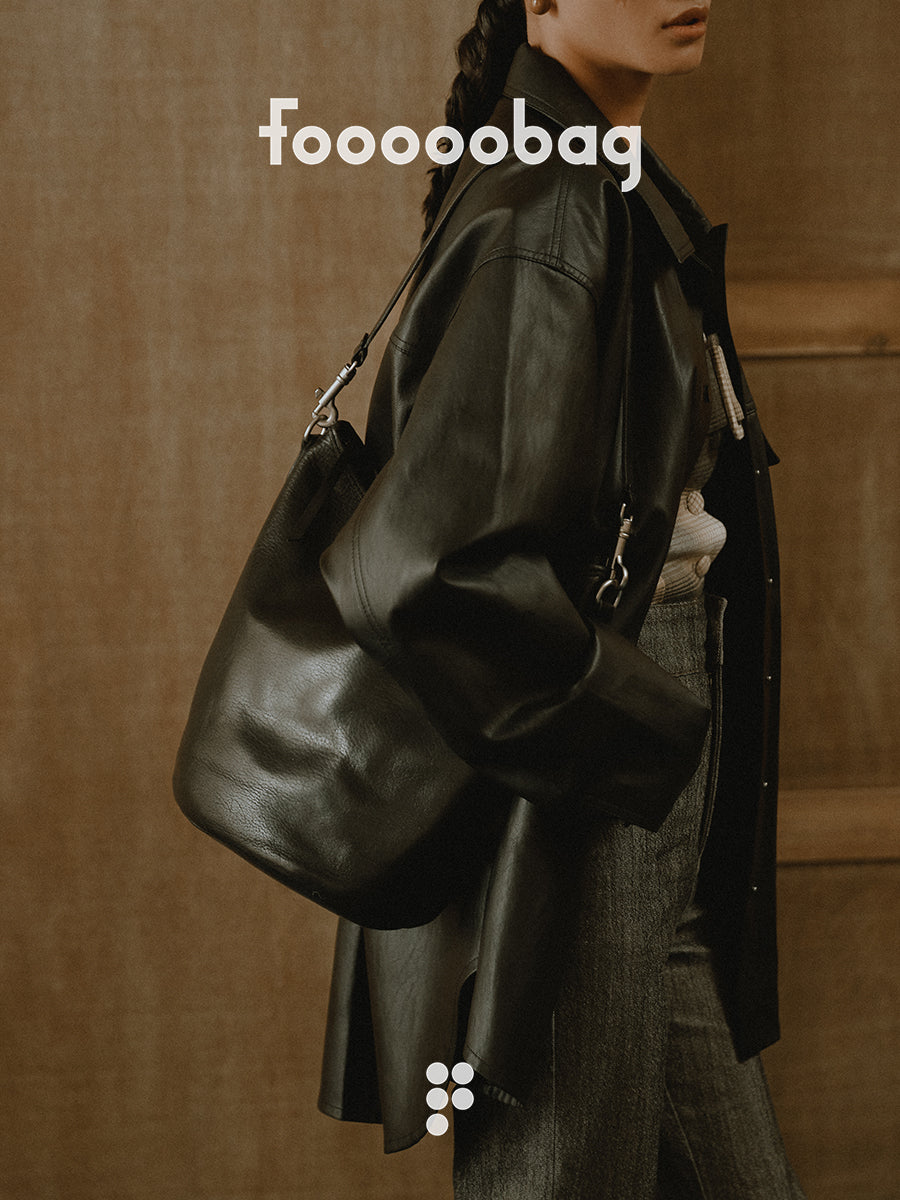 Express Your Journey: The Veg-Tanned Leather Carry-On Bucket Bag